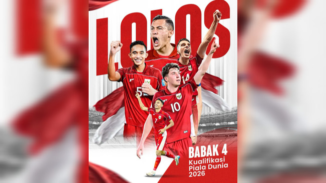 Timnas Indonesia lolos ke putaran keempat. [Instagram/@timnasindonesia]