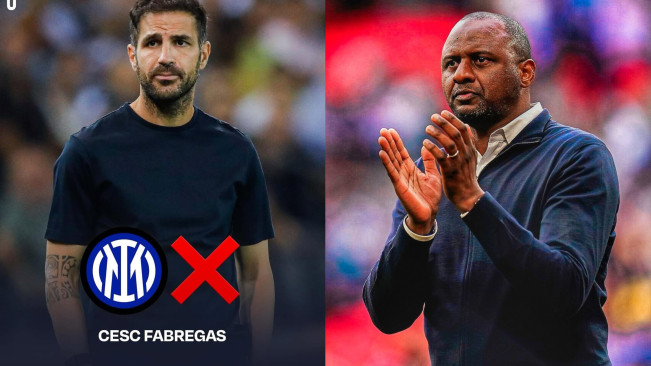 Kolase foto Fabregas dan Vieira. [Instagram]