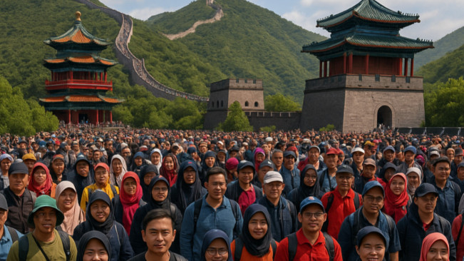 Kabar Gembira untuk Turis Indonesia: Bebas Visa Transit di China hingga 10 Hari