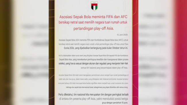 Surat protes ke AFC. [Instagram/@idextratime]