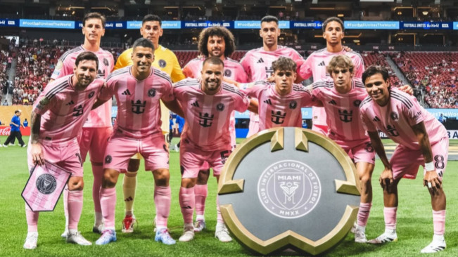 Starting Line-Up Inter Miami vs Porto. [Instagram/@leomessi]