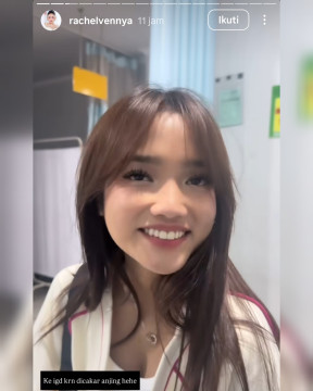 Unggahan Instagram Story Rachel Vennya. [Instagram]