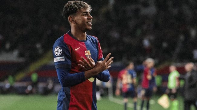 Bintang muda Barcelona, Lamine Yamal. [Instagram/@lamineyamal]
