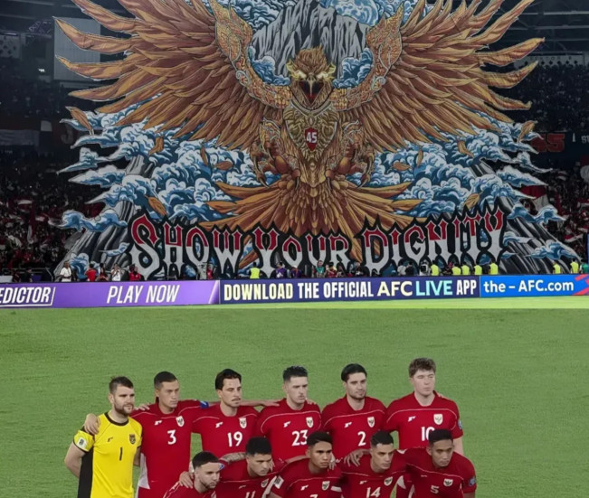 Koreo suporter Timnas Indonesia. [Instagram]