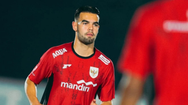 Salah satu andalan Timnas Indonesia U-23, Jens Raven. [Instagram/@timnasindonesia]