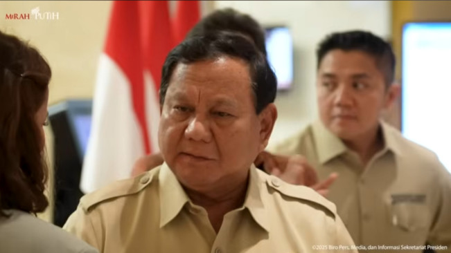 Presiden Prabowo Subianto. [YouTube Sekretariat Presiden]