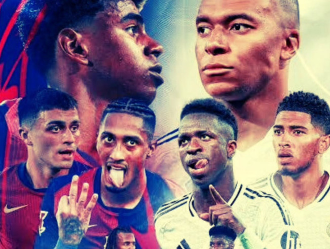 Barcelona dan Real Madrid. [Instagram]