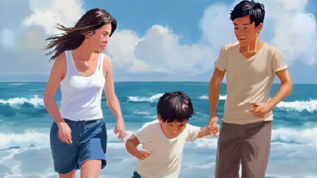 Ilustrasi liburan bersama anak. [Instagram]