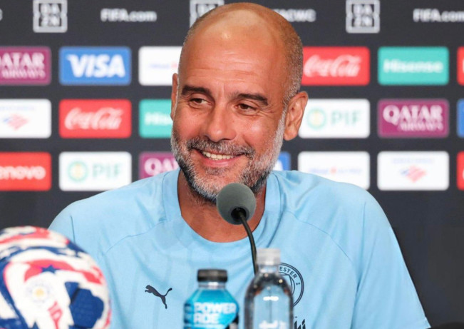 Pelatih Manchester City, Pep Guardiola. [X]