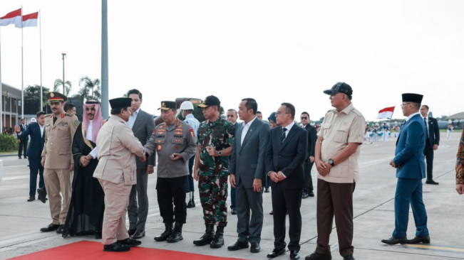 Presiden Prabowo Subianto bertolak ke Arab Saudi. [Instagram]