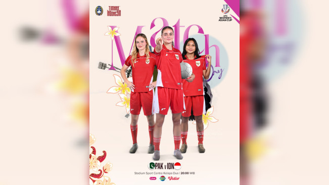 Timnas Putri Indonesia vs Pakistan. [Instagram]