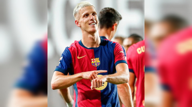 Gelandang Barcelona, Dani Olmo. [Instagram]