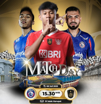 Liga Indonesia All-Star vs Arema FC. [Instagram]