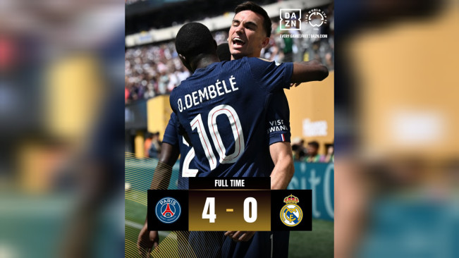 Hasil akhir PSG vs Real Madrid. [Instagram]