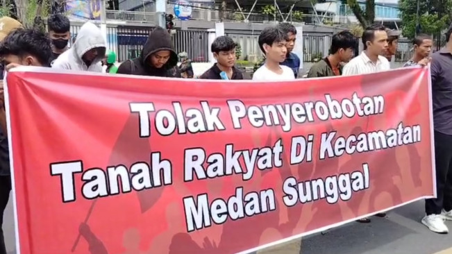 Geruduk Tiga Kantor Instansi, Massa Minta Usut Dugaan Mafia Tanah di Pacific Palace