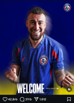Instagram Paulinho Moccelin diserbu netizen. [Instagram]