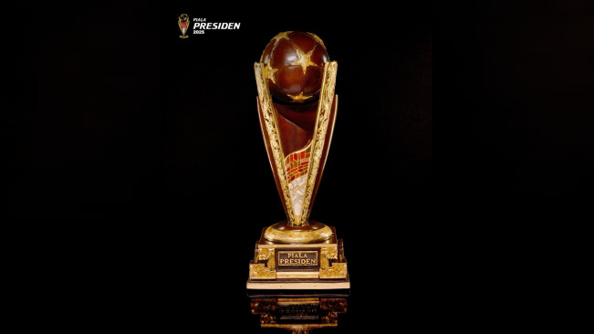 Trofi Piala Presiden 2025. [Instagram/@pssi]