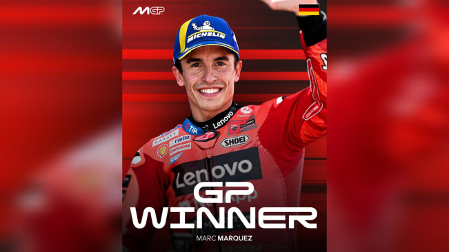 Marc Marquez menangi MotoGP Jerman 2025. [Instagram]