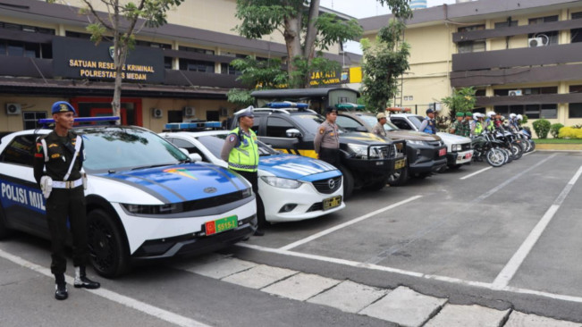 Operasi Patuh Jaya 2025 Dimulai! Ribuan Polisi Dikerahkan, Ini Target Polrestabes Medan