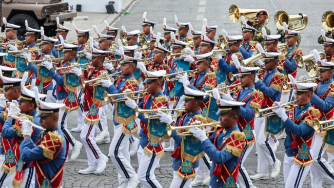 Kontingen TNI di Bastille Day Paris 2025. [Instagram]