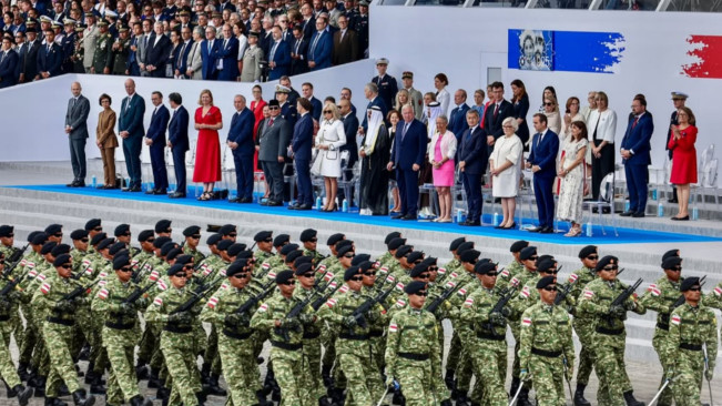 Momen Kontingen TNI di Bastille Day Paris 2025. [Instagram]