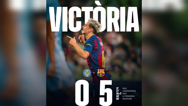 Barcelona Libas Daegu FC 5-0 di Laga Uji Coba, Rashford Turut Sumbang Gol