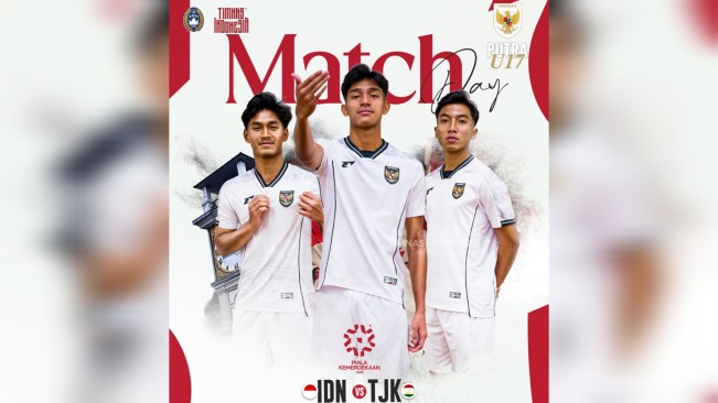 Piala Kemerdekaan 2025 Dimulai: Timnas Indonesia U-17 vs Tajikistan Main Jam Berapa?
