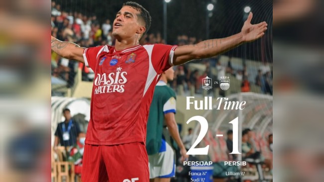Persijap Jepara Bungkam Persib Bandung 2-1 di Super League 2025