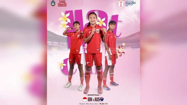 Susunan Pemain Timnas Putri Indonesia U-16 vs Australia di Semifinal Piala AFF U-16 Wanita 2025
