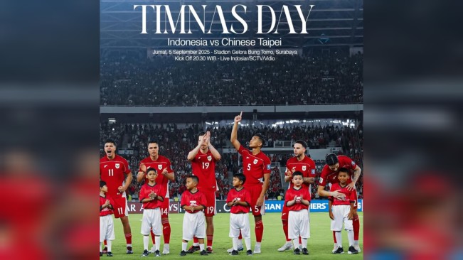 Jadwal FIFA Matchday September 2025: Timnas Indonesia vs China Taipei Disiarkan di TV Mana?