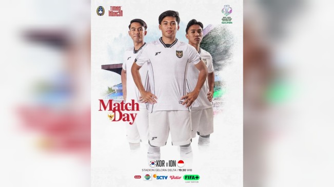 Susunan Pemain Timnas Indonesia U-23 vs Korea Selatan U-23 di Kualifikasi Piala Asia U-23 2026
