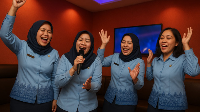 Heboh! Video ASN Joget di Karaoke dengan Seragam Korpri Viral
