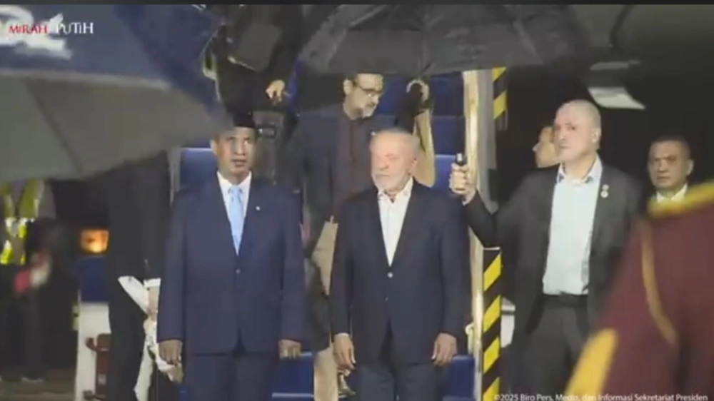 Presiden Brasil disambut Mentan, Andi Amran Sulaiman. [YouTube Sekretariat Presiden]