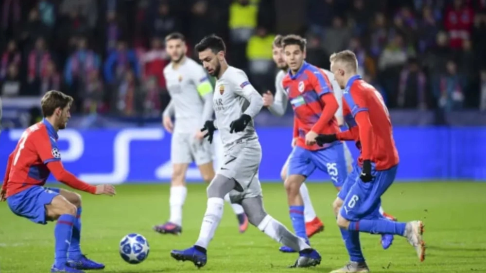 AS Roma vs Viktoria Plazen. [Instagram]