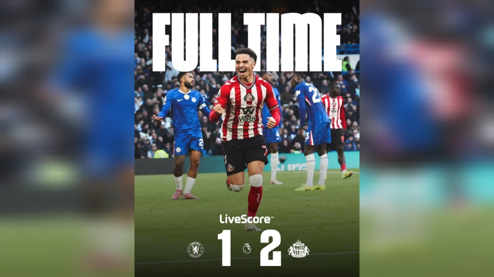 Hasil Chelsea vs Sunderland. [Instagram]