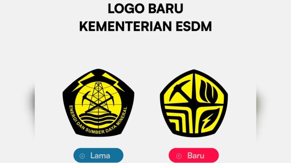 Logo baru Kementerian ESDM. [Instagram]