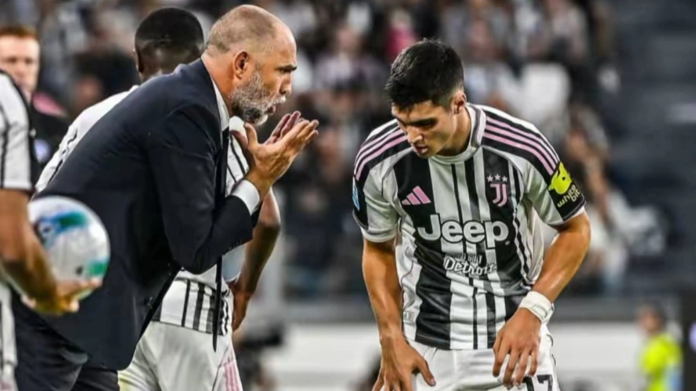 Igor Tudor menyemangati pemain Juventus. [Instagram]