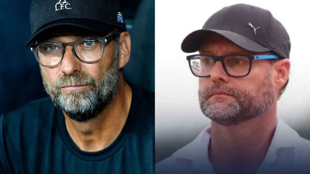 Jurglen Klopp dan Tomas Trucha terlihat mirip. [Instagram]