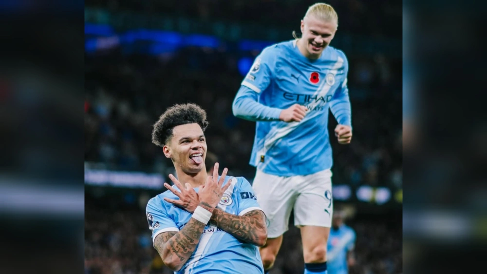 O'Reilly cetak gol. [Instagram/@mancity]