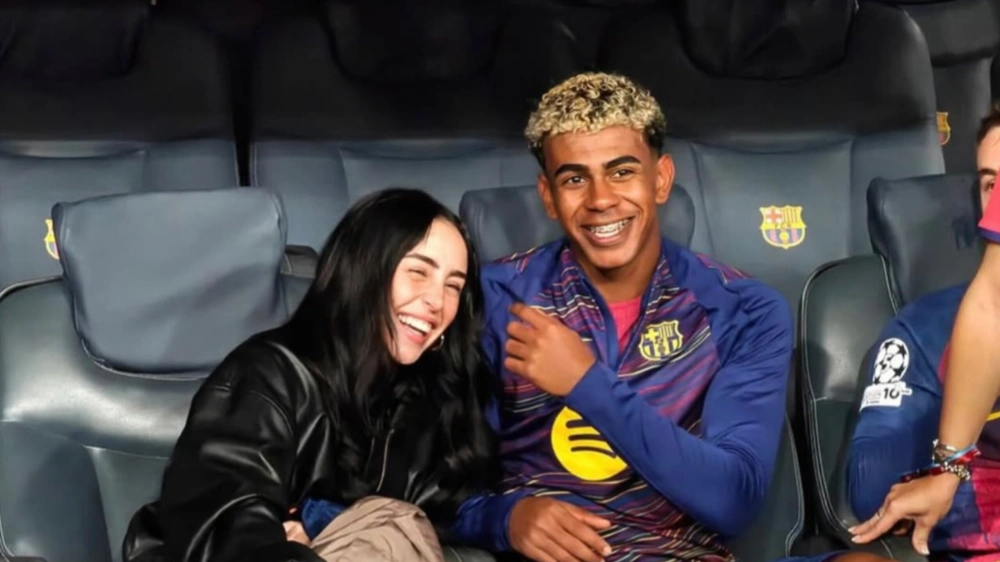 Lamine Yamal dan Nicki Nicole. [Instagram]