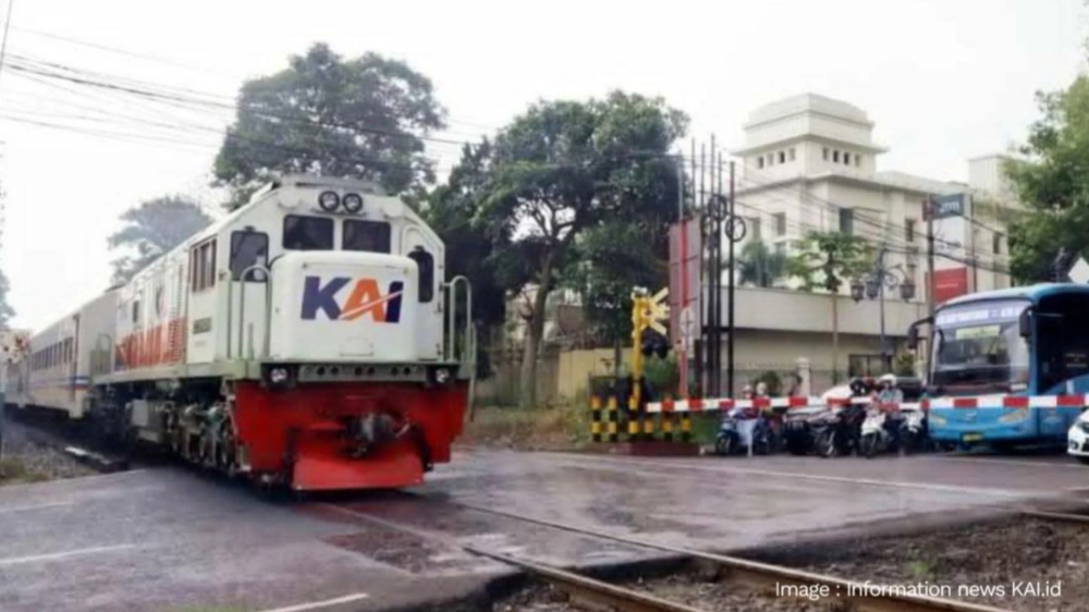 Ilustrasi kereta api. [Instagram]