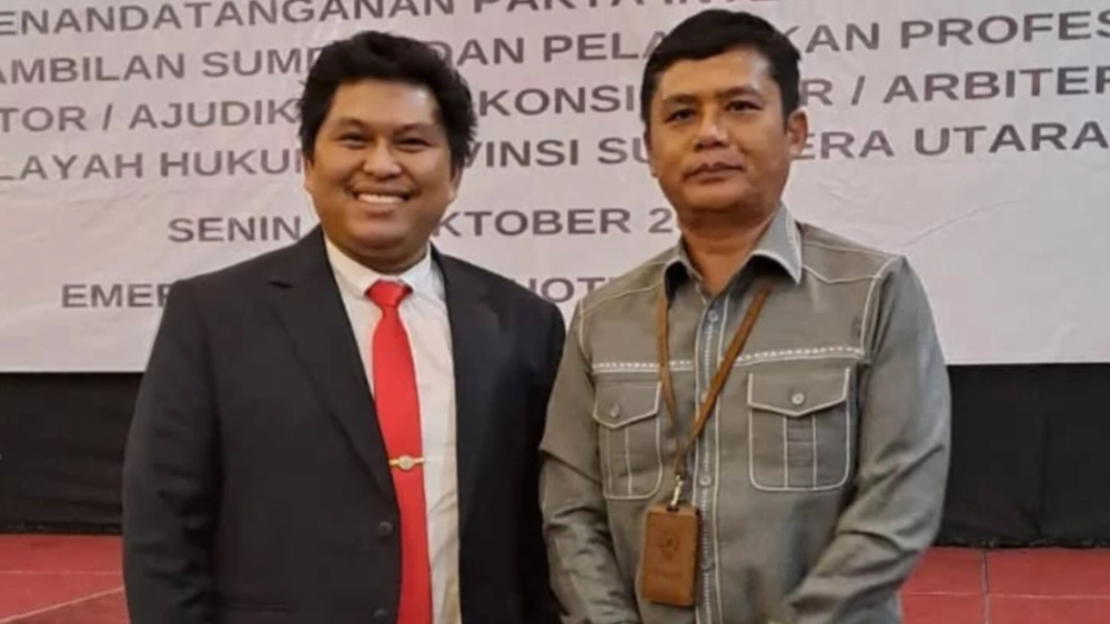 Jubir PN Medan, Soniady alias Soni (kanan). [Instagram]