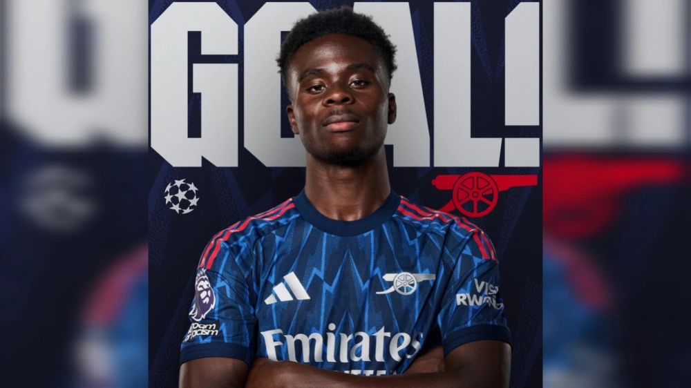 Bukayo Saka. [Instagram/@arsenal]