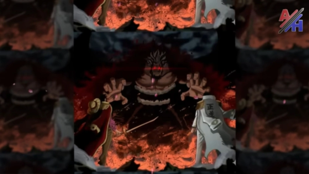 Roget dan Garp vs Rocks. [YouTube Atowa Hayato]