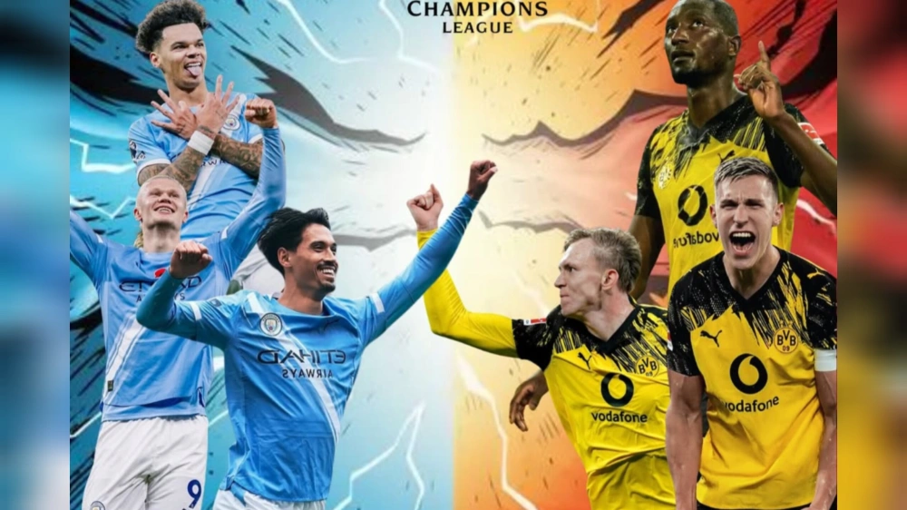 Manchester City vs Dortmund. [Instagram]