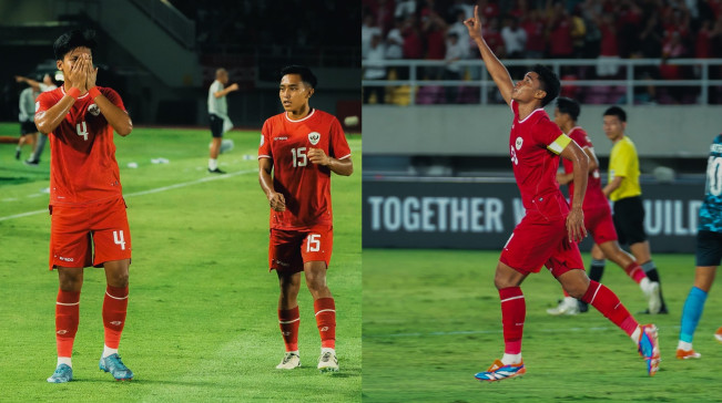 Marselino Ferdinan Kartu Merah, Timnas Indonesia Ditahan Imbang Laos 3-3