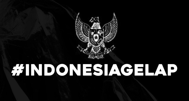 Tagar Indonesia Gelap Trending, Massa Mahasiswa Demo Geruduk Istana