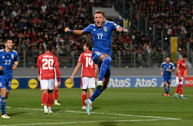 Italia Bangkit, Gasak Malta Dua Gol Tanpa Balas