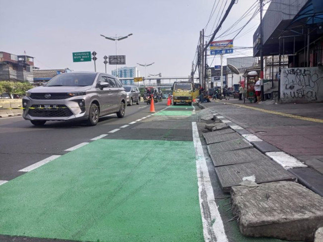 Pemprov DKI Bangun 196 Km Jalur Sepeda, Termasuk di Atas Trotoar