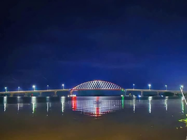 Intip Canggihnya Jembatan Sungai Sambas Besar Sepanjang 1.262 Meter